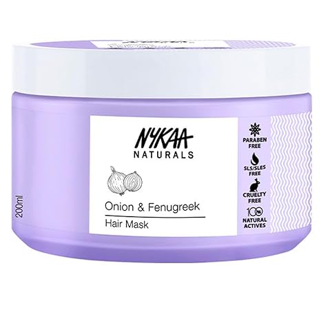 Nykaa Naturals Onion & Fenugreek Hair Growth Hair Mask - 200 ml