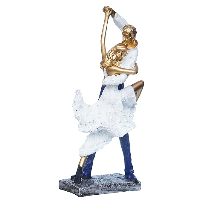 Ecraftindia Tango Dancing Couple Statue Human Figurines Decorative Showpiece