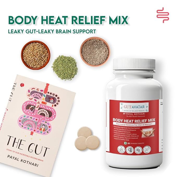 Gutavatar Acidity Relief Body Heat Mix - 60 tabs