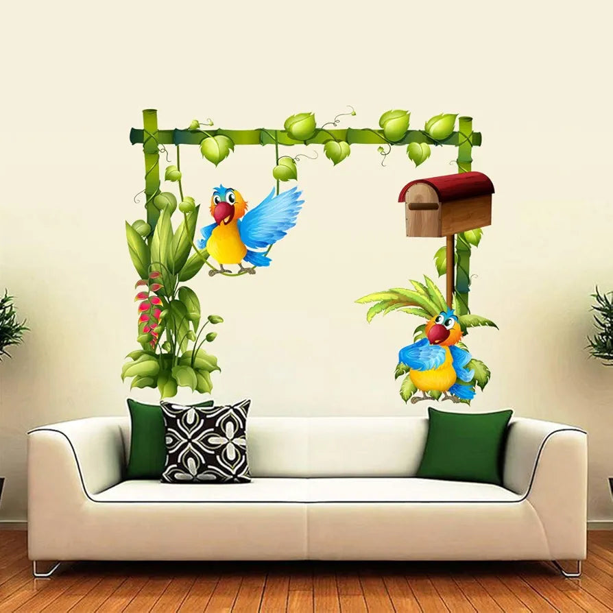 Rangoli Vinyl Modern Wall Sticker 1.96 X 20.86 X 1.96 in Multicolour Self-Adhesive