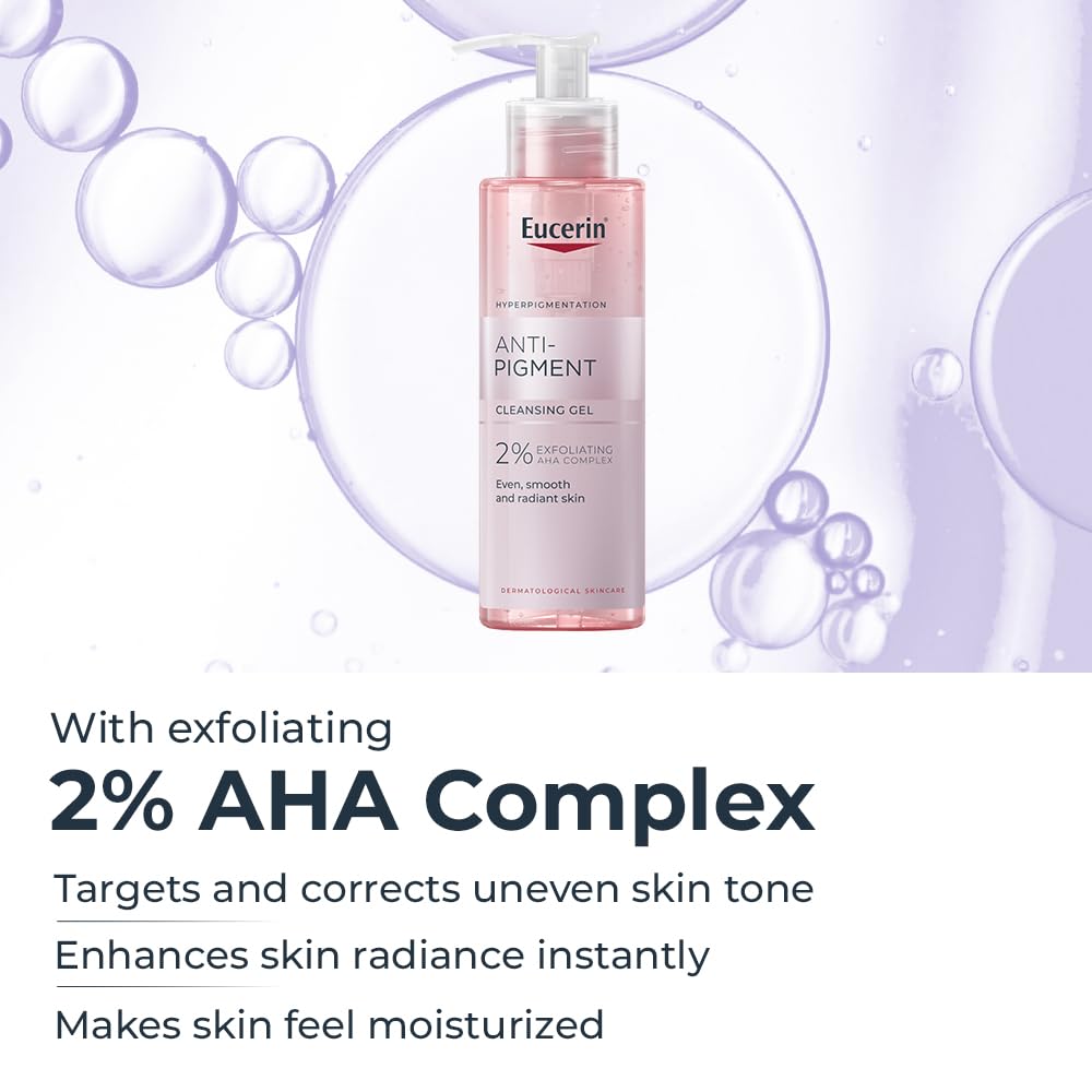 Eucerin Anti Pigment Cleansing Gel 2% Exfoliating AHA Complex 200ml