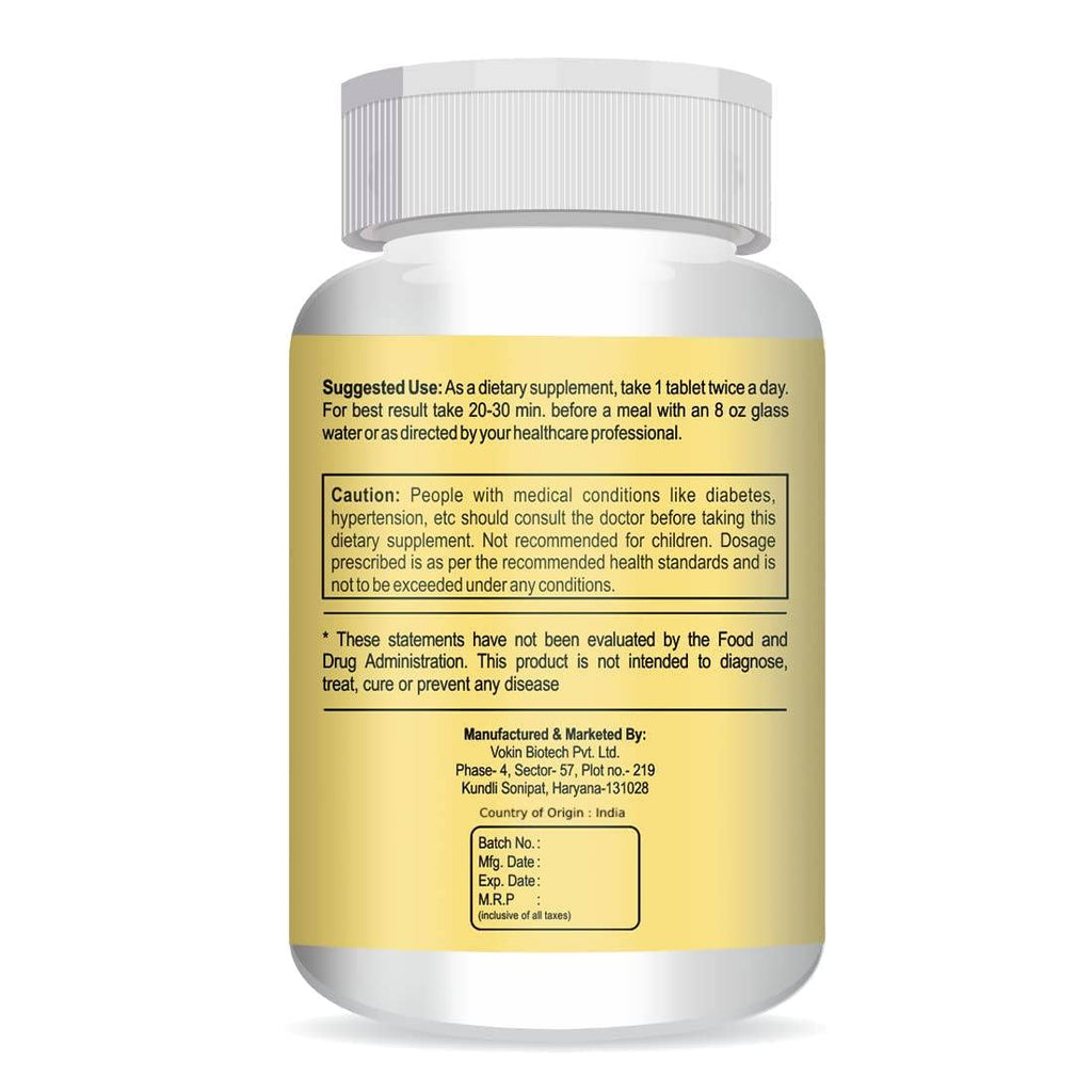 Vokin Biotech Slimherbal Tablets Support Reduce Belly Fat for Men & Women (90 Tablets)