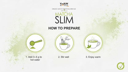 Vokin Biotech Matcha Green Tea Powder Supports Weight Loss Management | Rich In Antioxidants