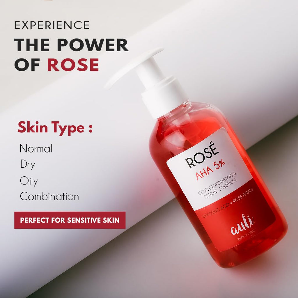 Auli AHA 5% Exfoliating Toner - 210 ml