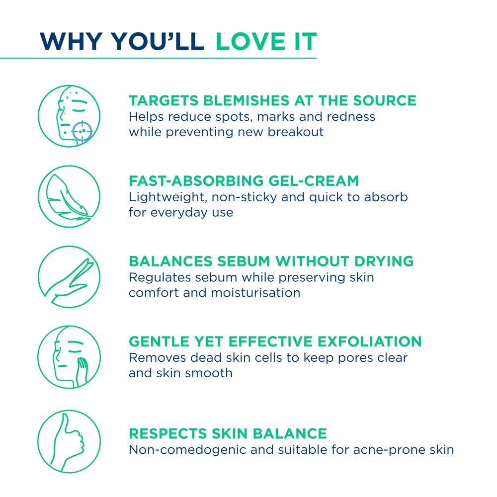 Bioderma Sebium Kerato+ Anti-Blemish, Anti-Marks Gel Cream (30 ml)