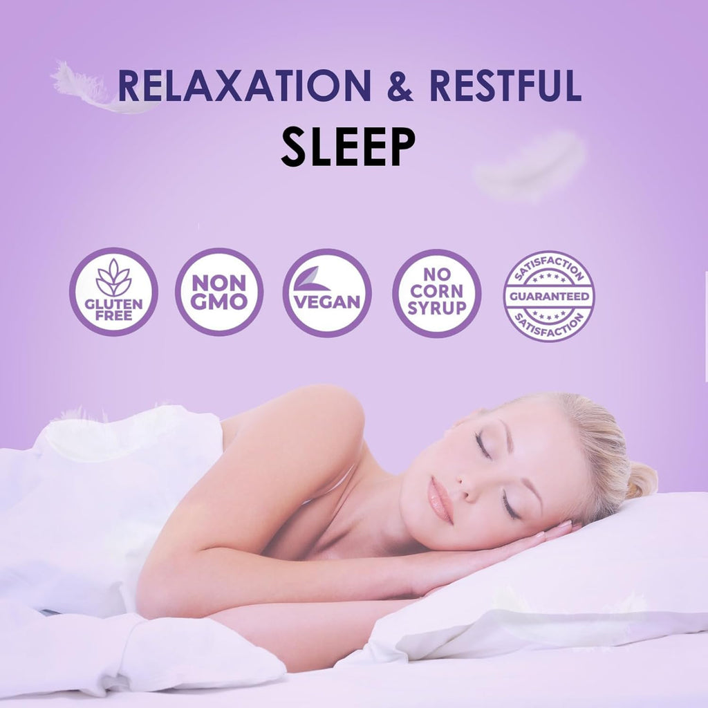NAPSOMNIA Sleep Melatonin Gummies 10mg - Fall Asleep Fast & Wake Up Regenerated Gummies, Non-Addictive and No Next-Day Drowsiness, Black Current Flavor Sleeping Gummies for Deep Sleep (30 Count)