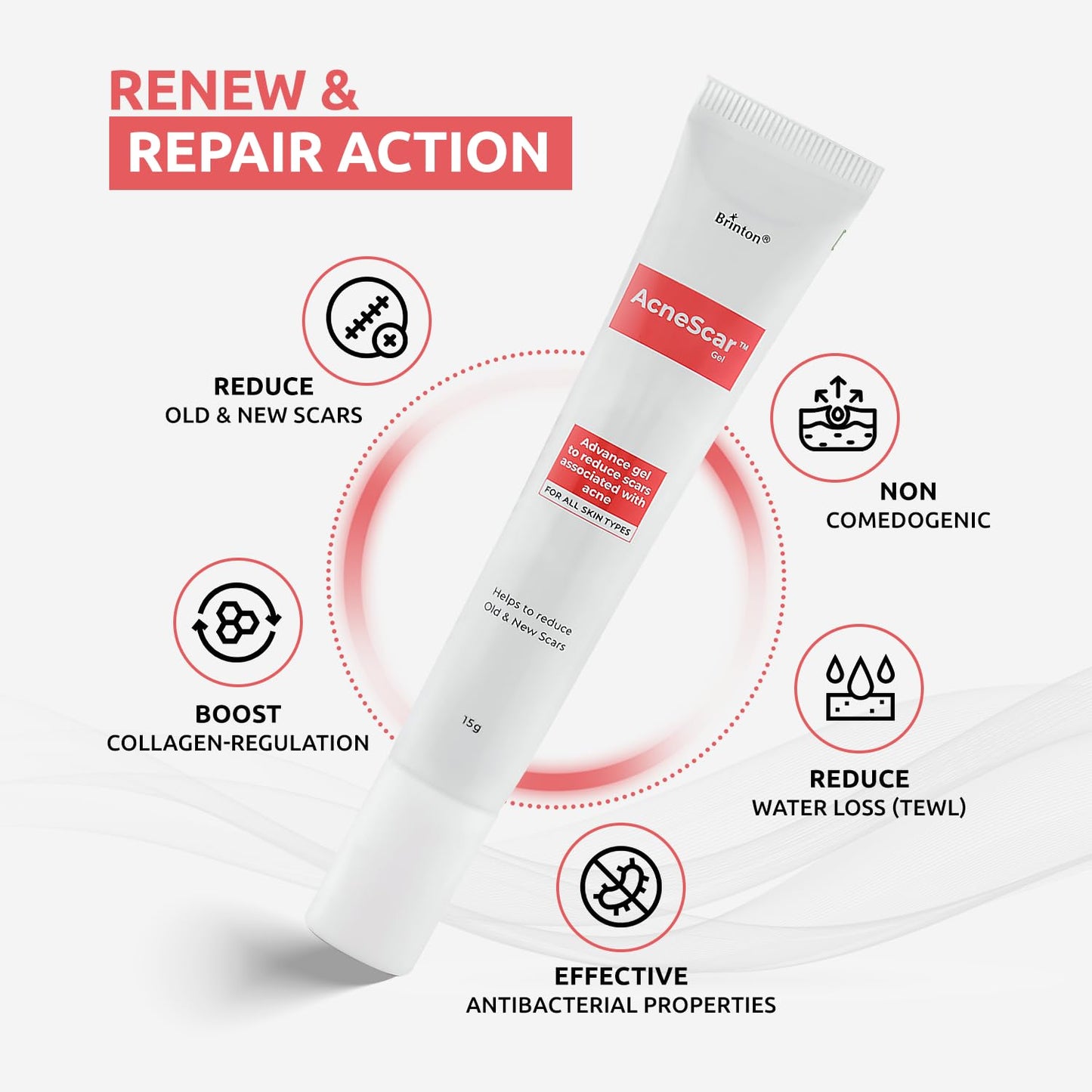 Brinton AcneScar Advanced Gel - 15 gms