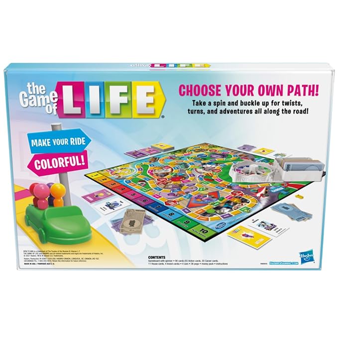 Hasbro Gaming The Game of Life Game Family Board