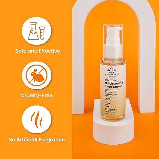 Earthraga Clear Skin Niacinamide Serum Clear Glowing Skin - 30 ml