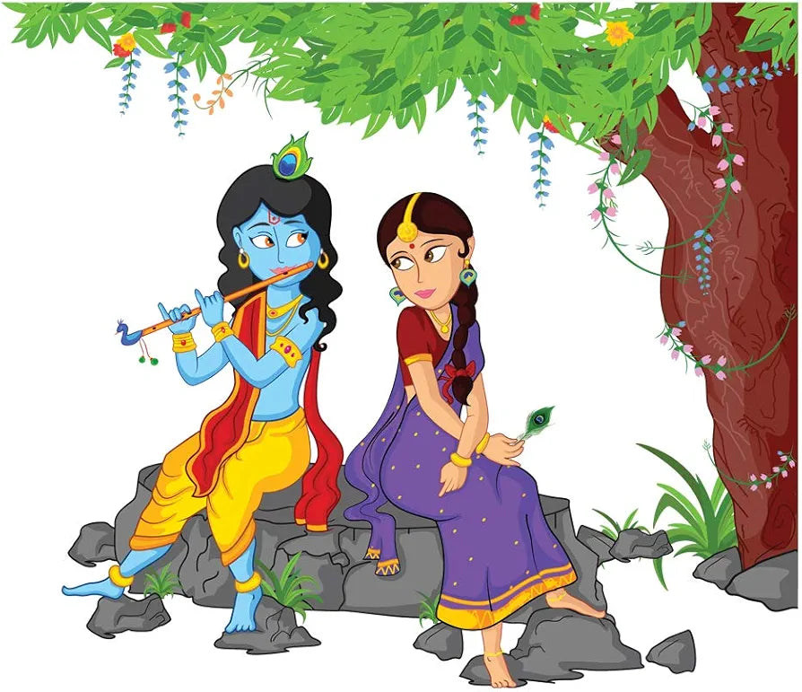Rangoli Vinyl Wall Sticker Multicolour Vinyl Medium Size 40cm or 50 cm