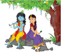 Rangoli Vinyl Wall Sticker Multicolour Vinyl Medium Size 40cm or 50 cm
