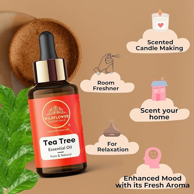 Wildflower Essentials Tea Tree Essential oil - 30 ml