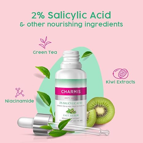 Charmis Anti Acne Salicylic Acid Face Serum - 30 ml