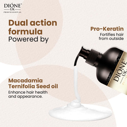 DIONE UK Keratin Enrichment Hair Shampoo (300 ML)