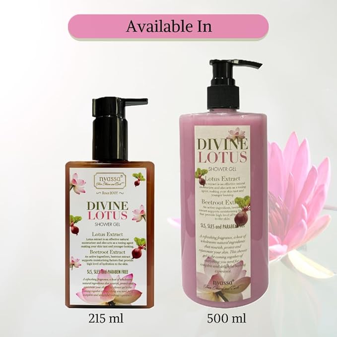 Nyassa Divine Lotus Shower Gel - 500 Ml
