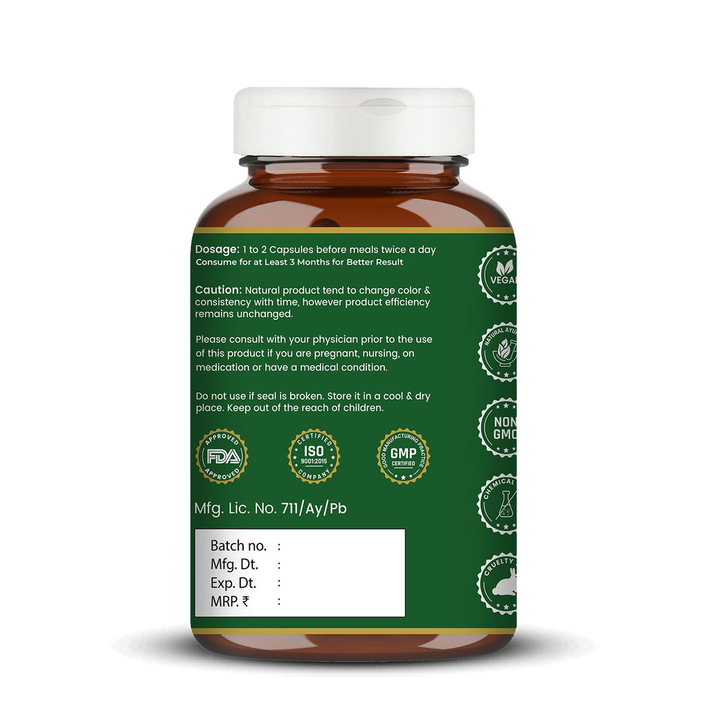 Garcinia Cambogia â€“ Natural Weight Loss & Fat Burner for Belly Fat Control | Supports Appetite Control, Metabolism Boost | Herbal Supplement | 60 Capsules