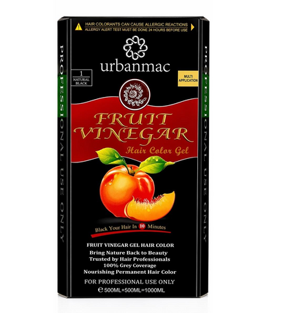 Urbanmac Fruit Vinegar Gel Hair Color Natural Hair Color Dye For Black