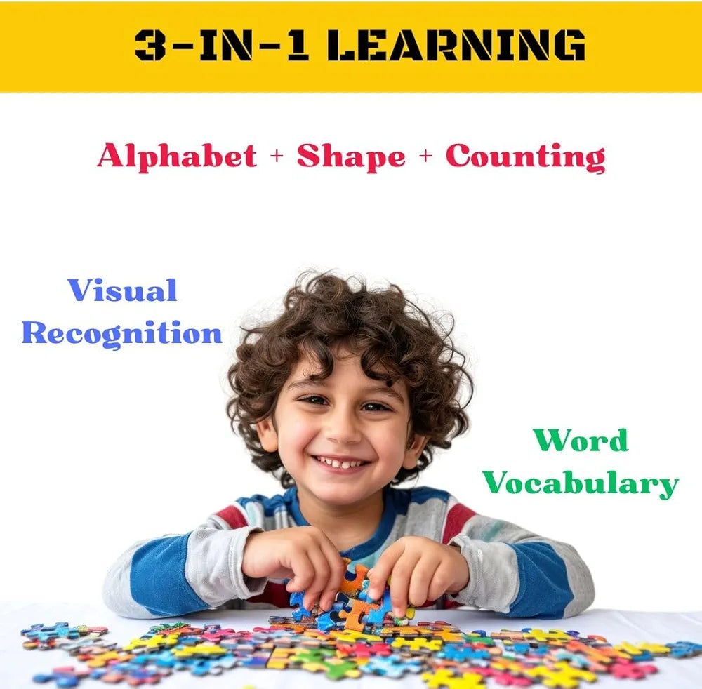 Playhills Wooden Learning Educational Puzzle Game Board for Kids  for Toddlers Kids