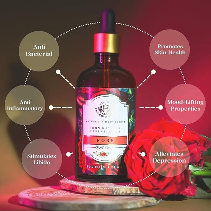 Enhanced Essentials Luxurious Rose Essential Oil - 100 ml