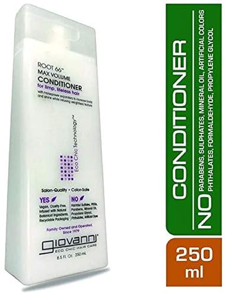 Giovanni Organic Root 66 Max Volume Conditioner - 250 ml