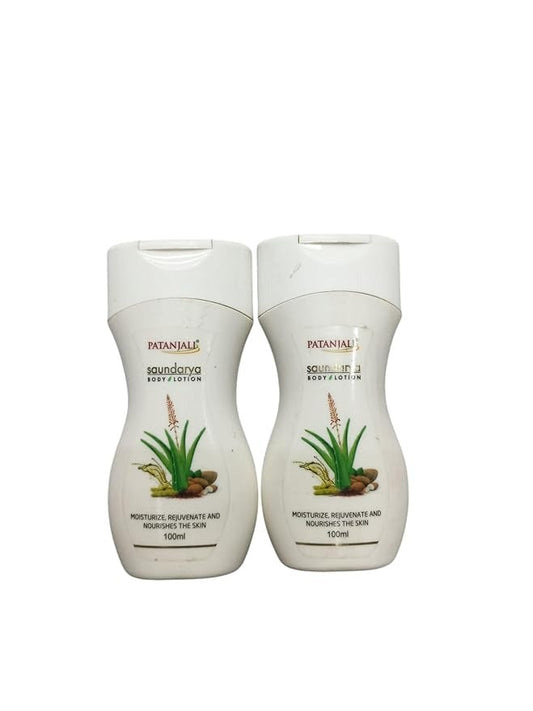 Patanjali Saundarya Body Lotion - 200 ml (Pack of 2)
