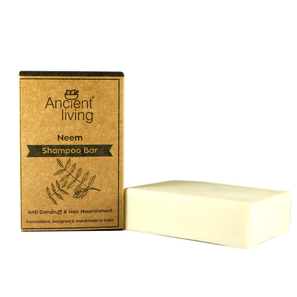 Ancient Living Neem Shampoo Bar - 100 gms Each (Pack of 2)