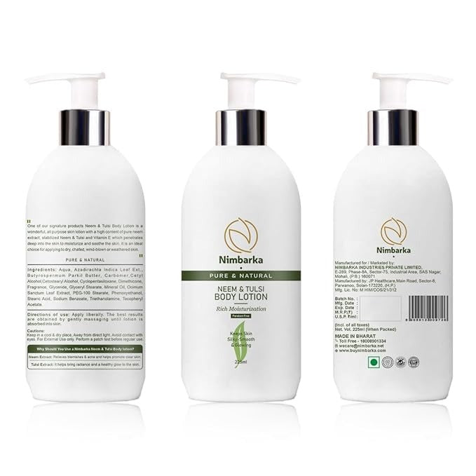 Nimbarka Neem & Tulsi Body Lotion - 225 ml
