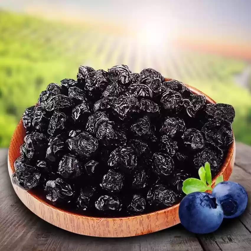 NUTRIZAIKA Organic Dried Blueberry 100 gm | Whole & Naturally Sweet Blueberry | High in Antioxidants & Fiber | Premium Dried Berry