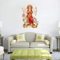 Rangoli White Glossy Vinyl Wall Sticker Premium Self-Adhesive Waterproof Parent-6 Design-17