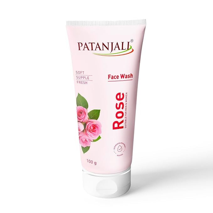 Patanjali Rose Face Wash - 100 gms