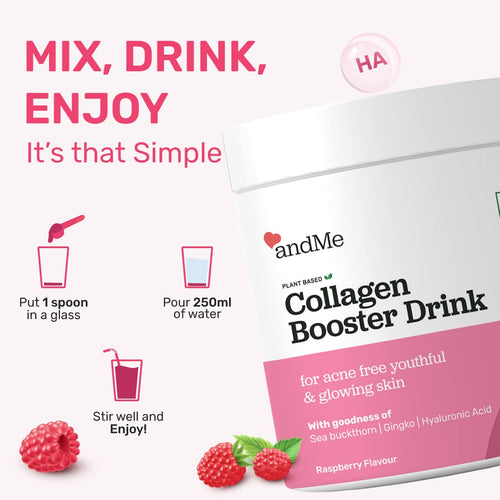 &Me Collagen Booster Plant Based Collangen Booster Drink - 250 gms