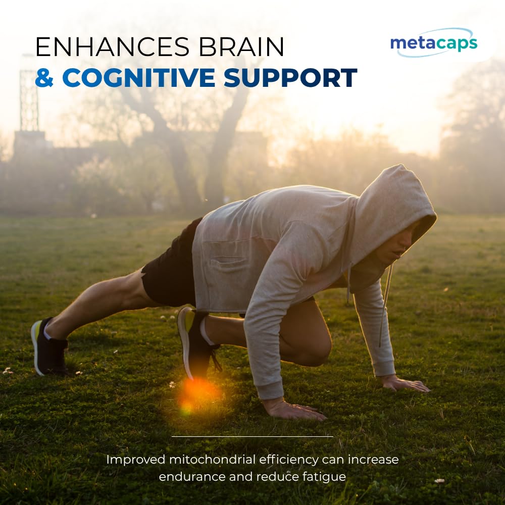 MetaCaps PQQ 20mg â€“ 90 Veg Capsules | Ultra-Potent Mitochondrial Support & Brain Health Supplement | Enhances Energy, Focus & Cognitive Function | Advanced Antioxidant for Longevity | Non-GMO & Vegan
