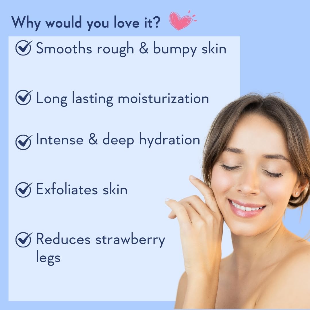WishCare AHA BHA Body Lotion For Dry Skin | Provides Deep Hydration, Detans & Smooths Rough Skin | With 10% AHA & 1% BHA | Body Lotion For Men & Women | 200ml