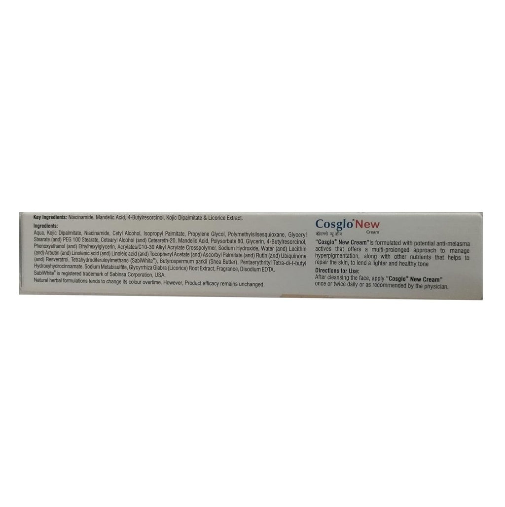Cosglow Skin Lightening Cream | UV Protection, Anti-Acne Mark, Soothing Skin Tone Corrector (30g, Pack of 1)