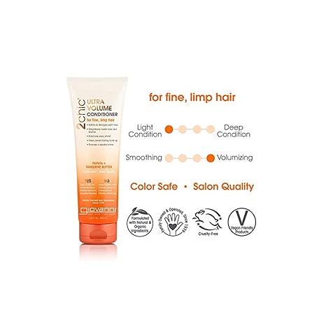 Giovanni Organic 2Chic Tangerine Papaya Butter Ultra-Volume Conditioner - 250 ml