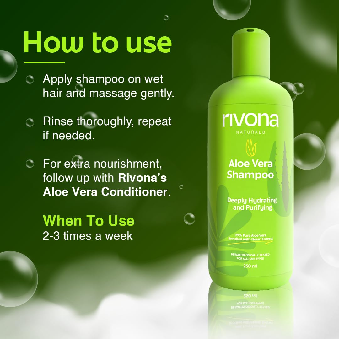 Rivona Naturals Pure Aloe Vera Shampoo - 250 ml