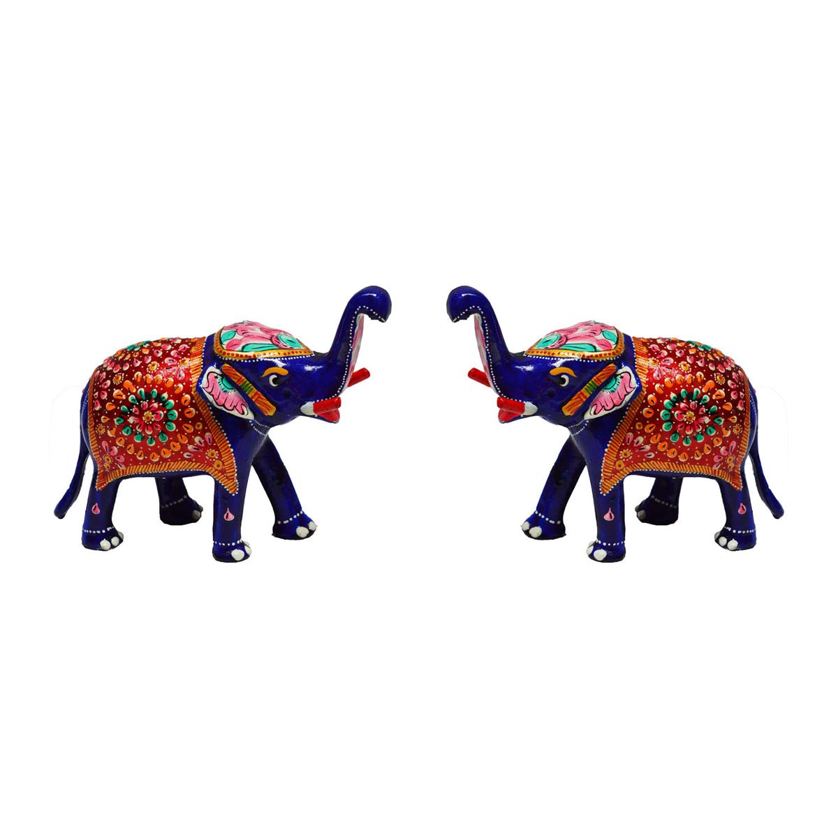Ecraftindia Combo of Meenakari Delightful Elephant
