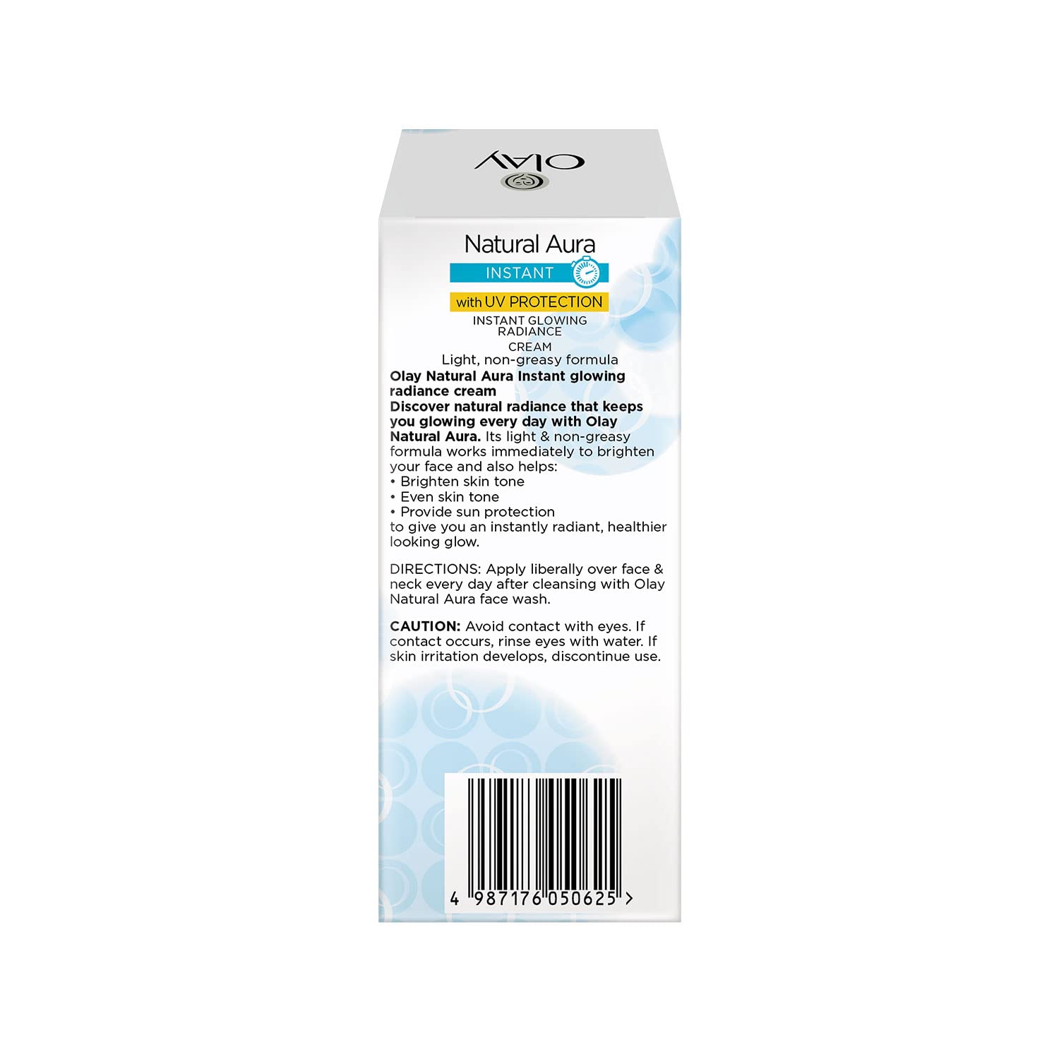 Olay Cream Natural Aura Vitamin B3, Pro B5, E With Uv Protection,40 Gm