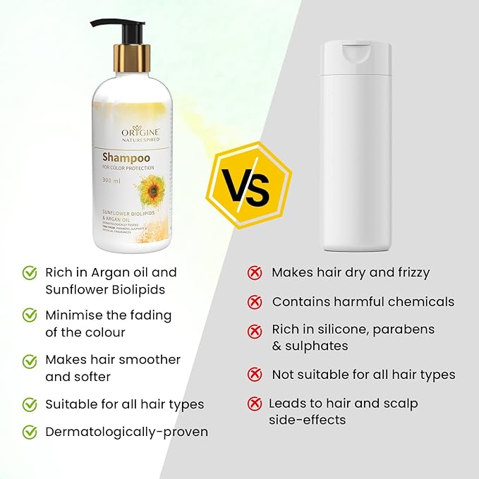 Origine Naturespired Shampoo For Color Protection - 300 ml