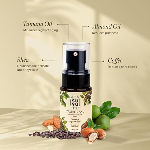 Suyu Promogranate Oil + Caffein Tamanu Oil under eye cream - 30 ml