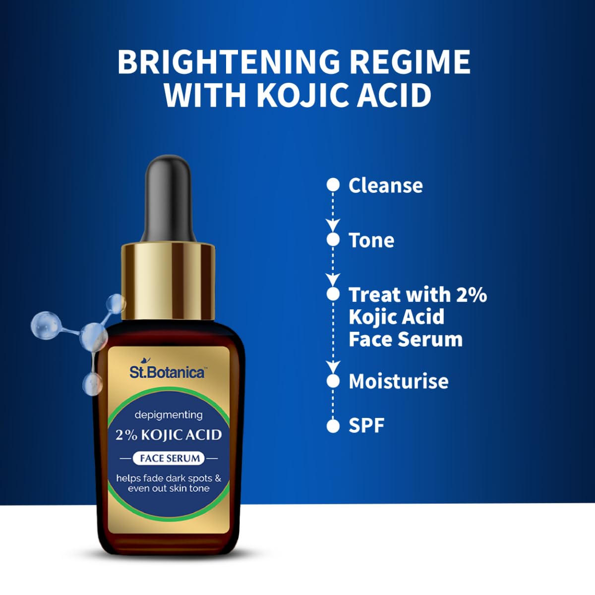 St.Botanica Depigmenting 2% Kojic Acid Face Serum  - 30 ml