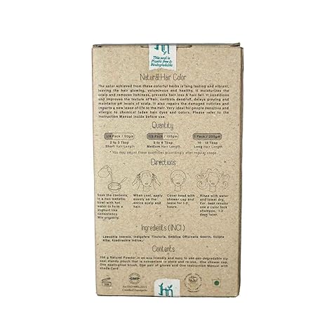 Herbal Me Nut Brown Natural Hair Color - 200 gms