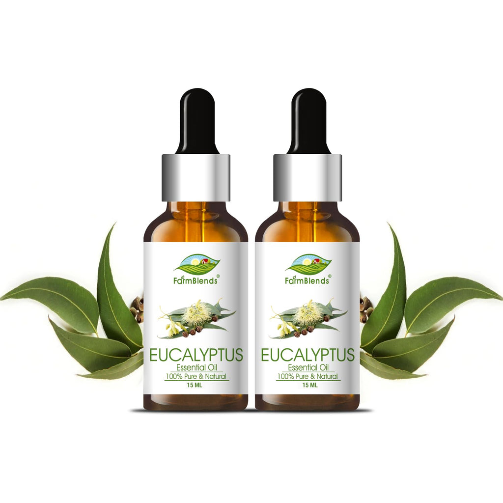 Farm Blends Eucalyptus Essential Oil - 15 ml Each (Pack of 2)