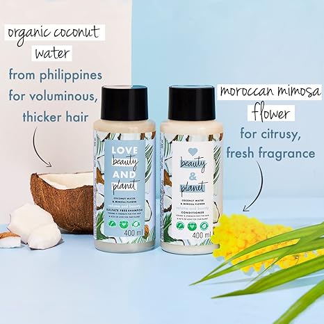 Love Beauty & Planet Coconut Water & Mimosa Volume Conditioner - 200 ml