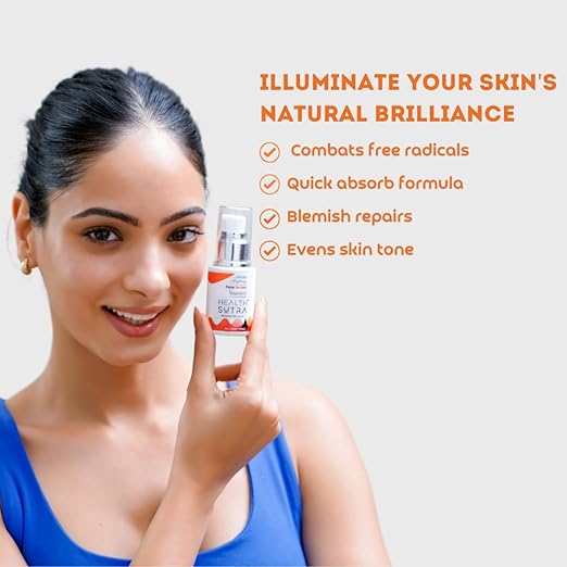 Health Sutra Ultimate Brightening Face Serum for Radiant Skin - 90 gms