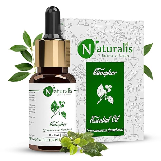 Naturalis Camphor Oil For Skin & Hair Care - 15 ml