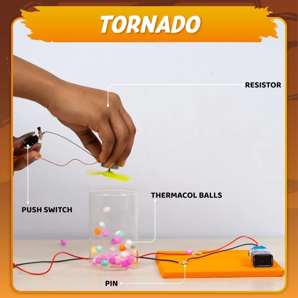 PW School Project Science Experiment Kit for Kids, 100+ Experiments with Solar Panel for Project, Science Kit for Ages 5 to 10 Years Stem Kit