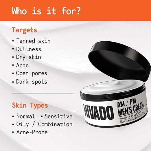 Hivado AM PM Men's Cream Brighter Skin Non-greasy - 50 gms