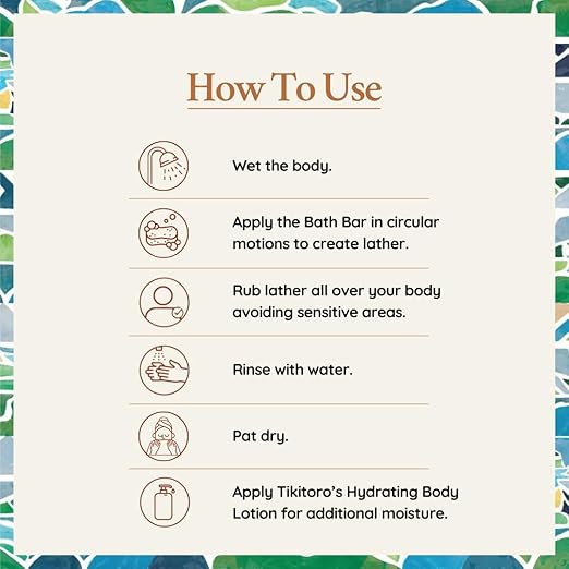 Tikitoro Teens Nourishing Bath Bar 11-16 Years - 75 gms (Pack of 2)