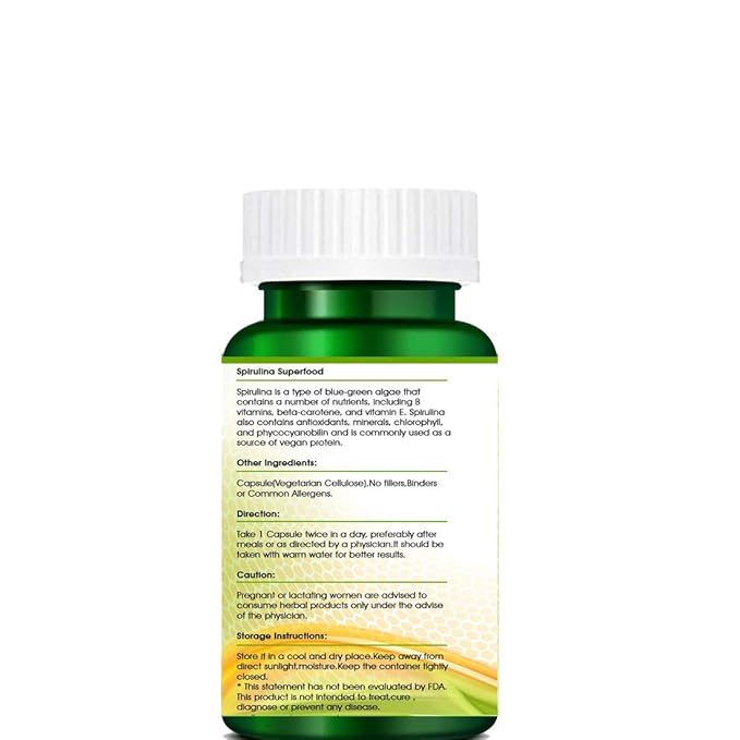 True Essence Research Foundation Spirulina Superfood - 90 caps